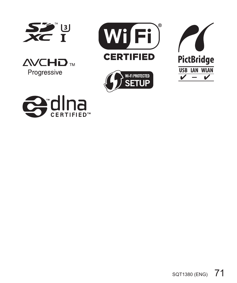 Panasonic Lumix DMC-LX10K User Manual | Page 71 / 72