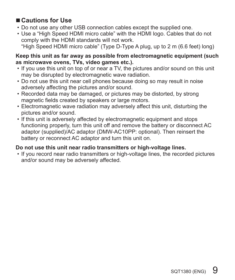 Panasonic Lumix DMC-LX10K User Manual | Page 9 / 72