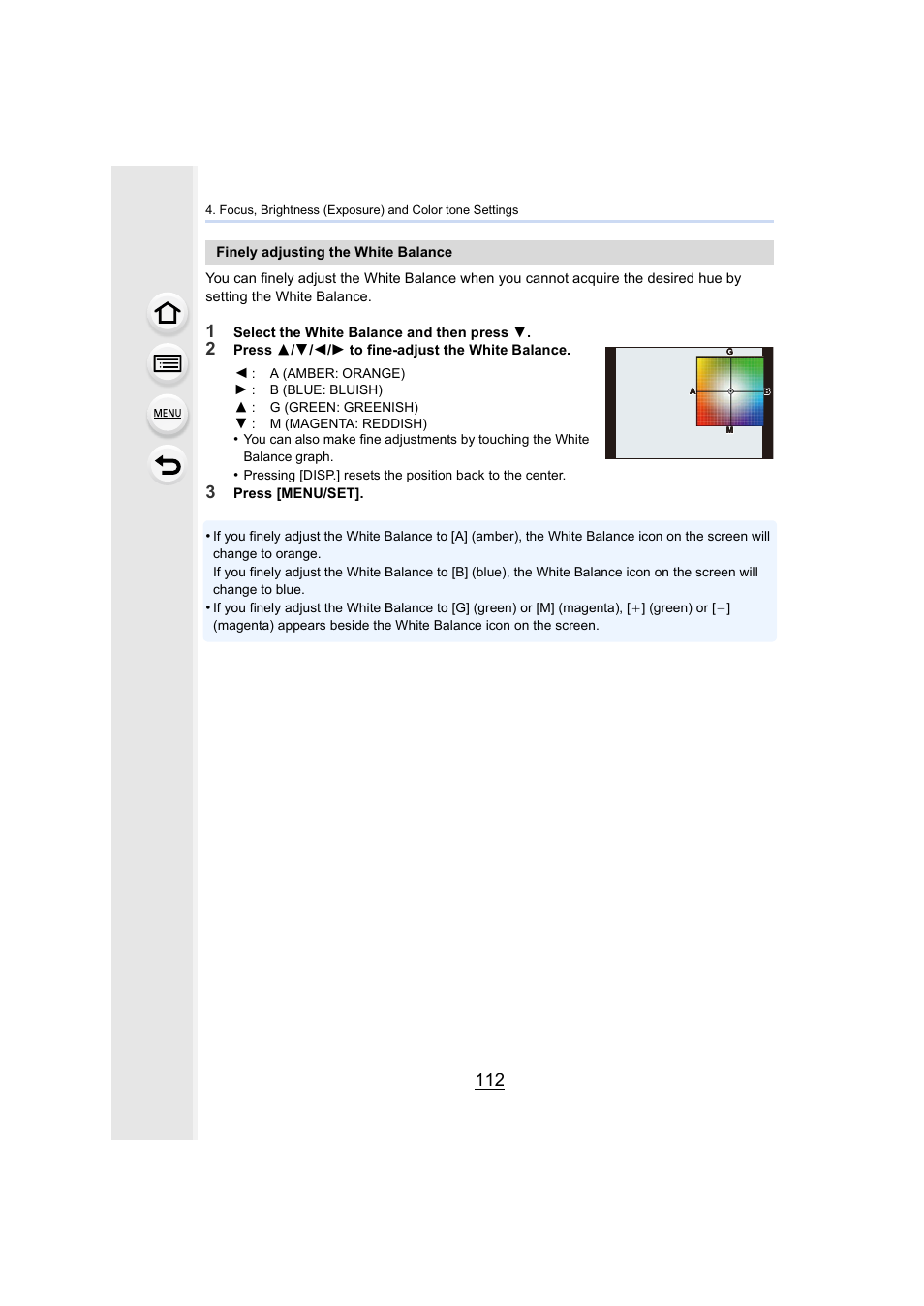 P112) | Panasonic Lumix DMC-G85M User Manual | Page 112 / 338