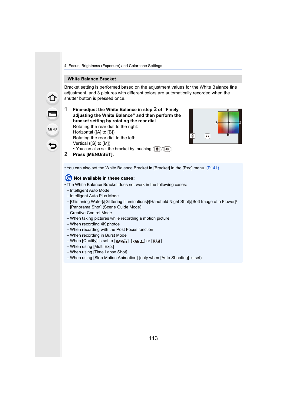 P113) | Panasonic Lumix DMC-G85M User Manual | Page 113 / 338