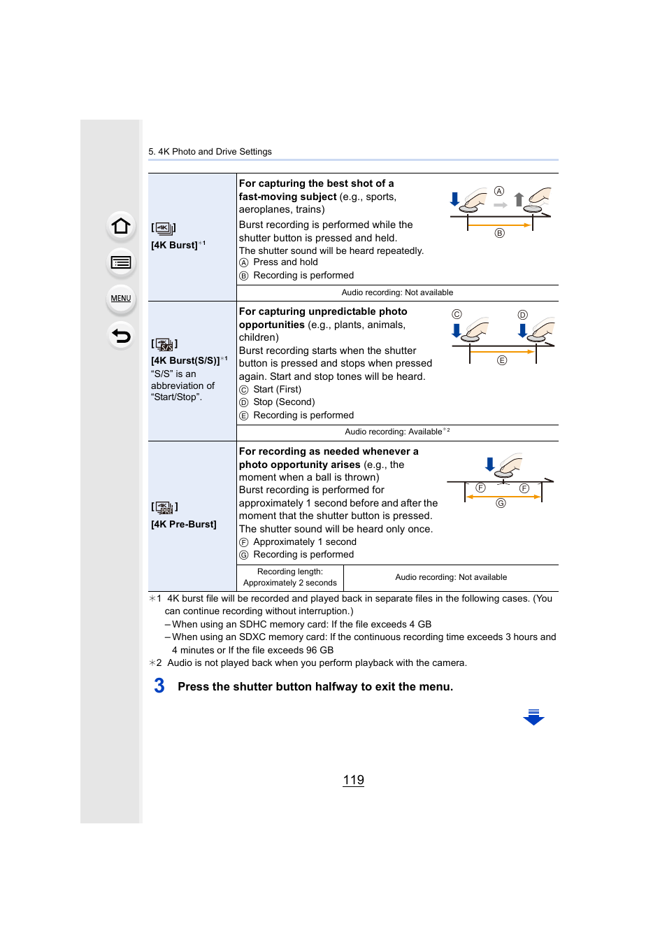 Panasonic Lumix DMC-G85M User Manual | Page 119 / 338