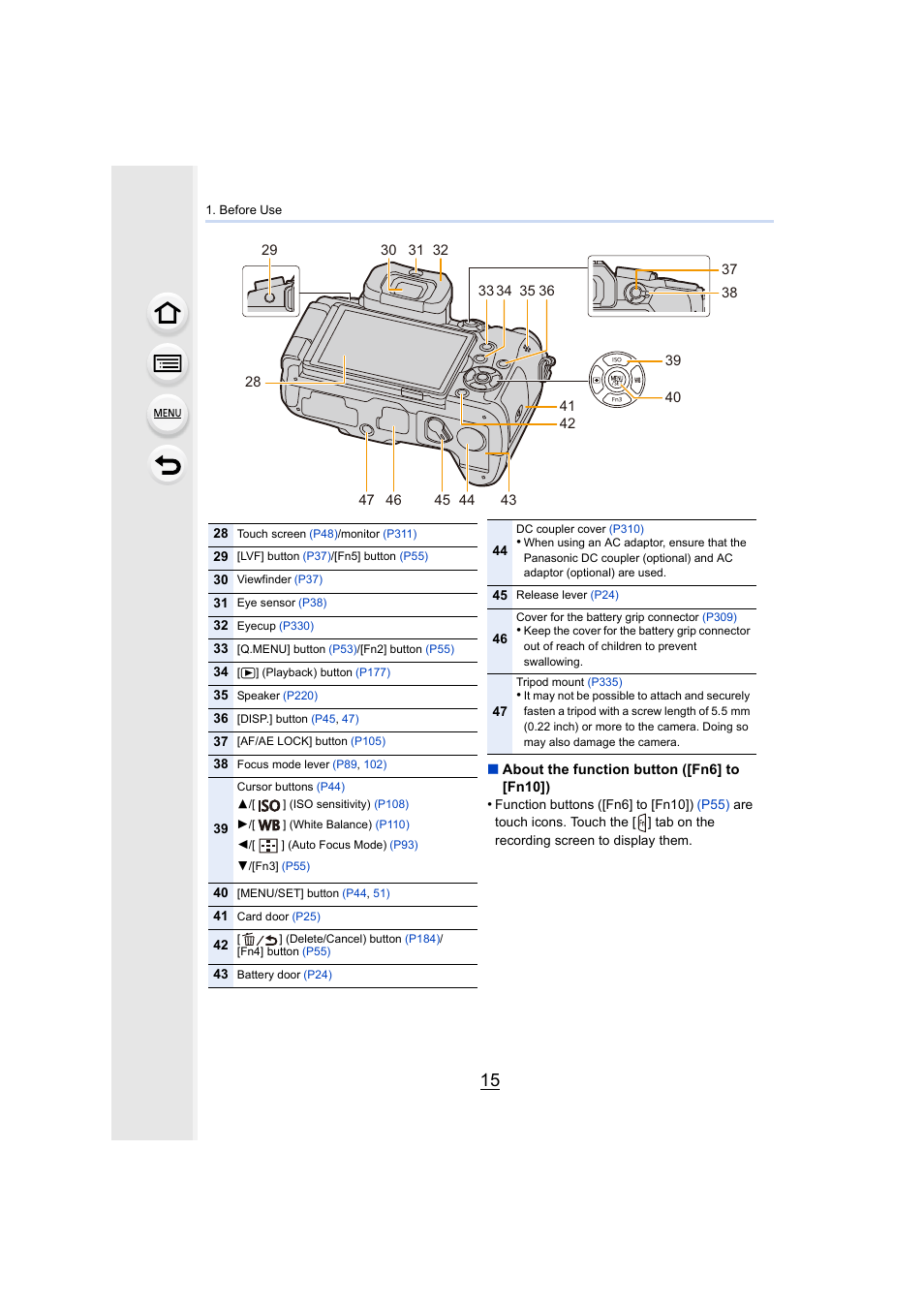 Panasonic Lumix DMC-G85M User Manual | Page 15 / 338