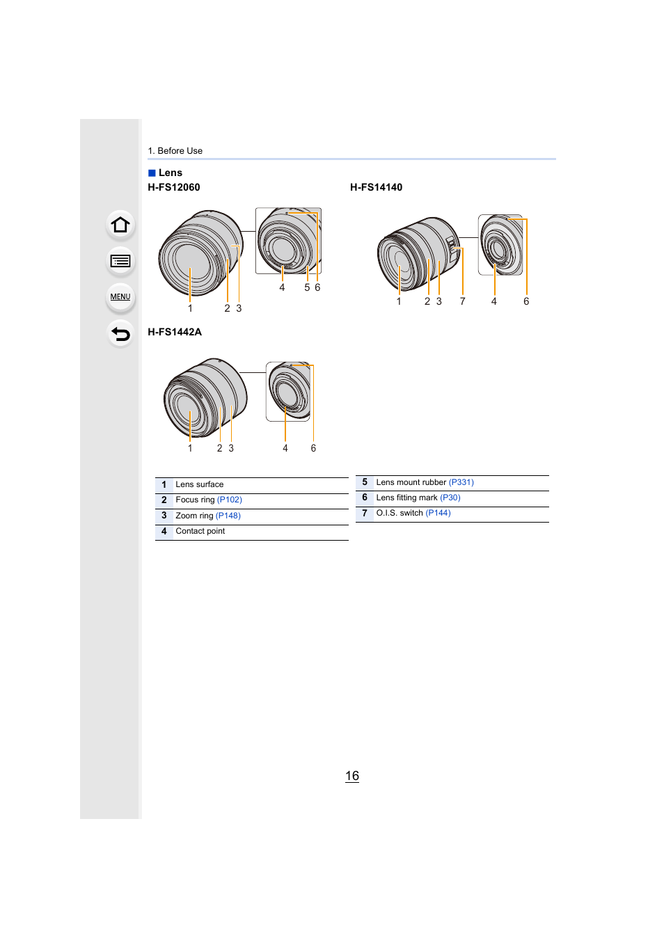 Panasonic Lumix DMC-G85M User Manual | Page 16 / 338