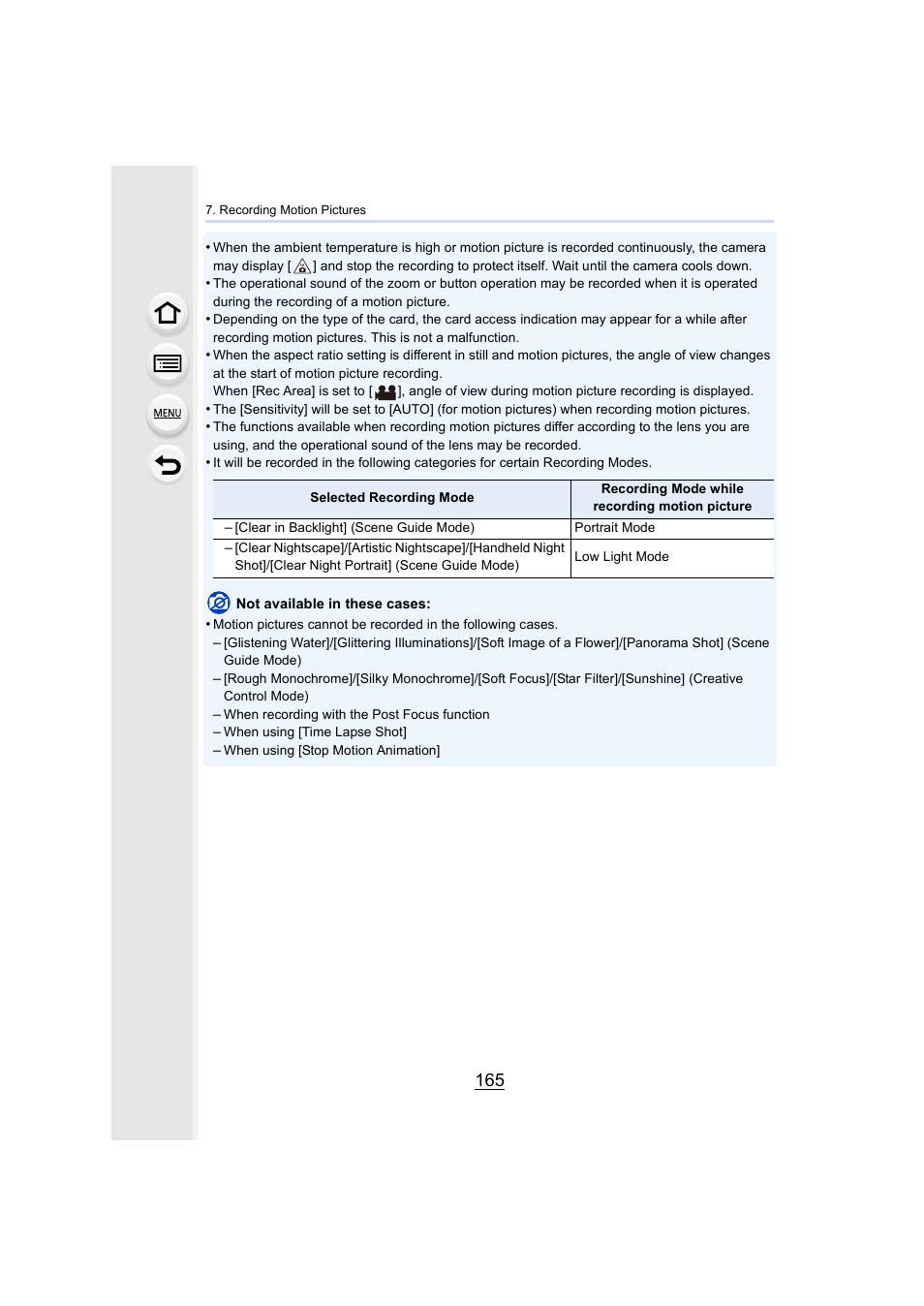 Panasonic Lumix DMC-G85M User Manual | Page 165 / 338