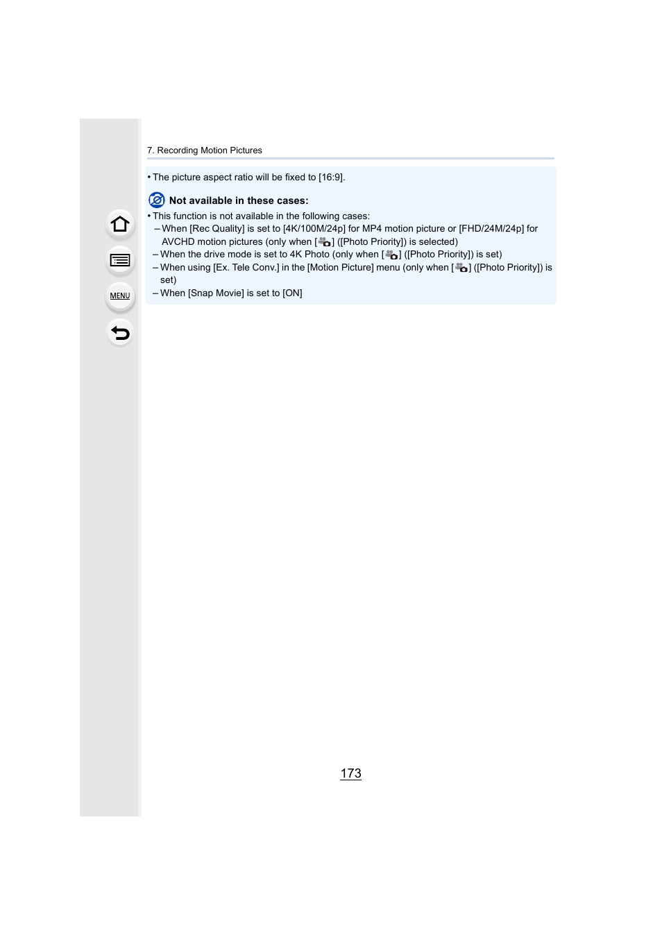 Panasonic Lumix DMC-G85M User Manual | Page 173 / 338