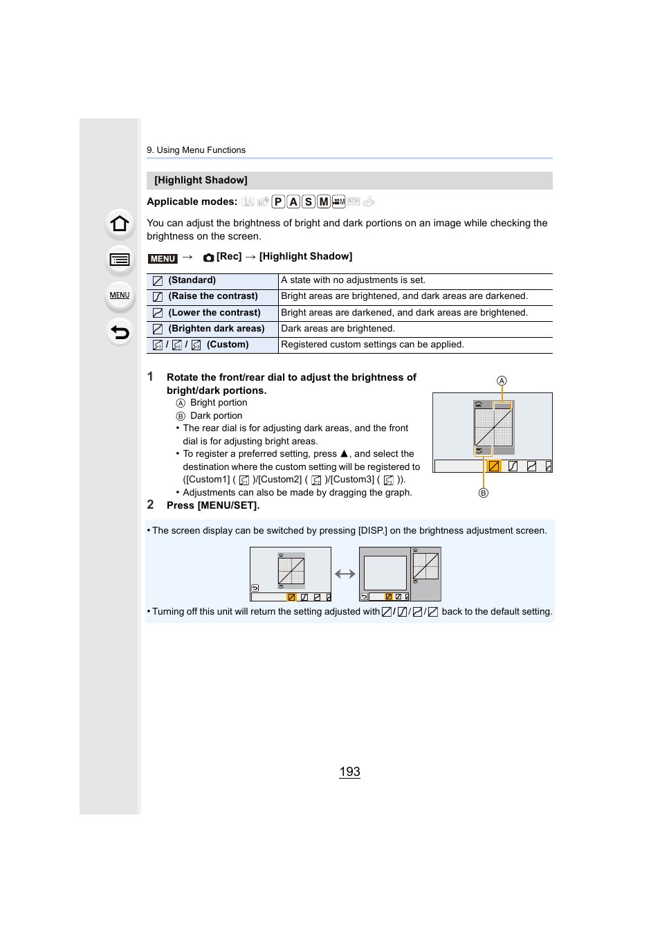 P193, P193) | Panasonic Lumix DMC-G85M User Manual | Page 193 / 338