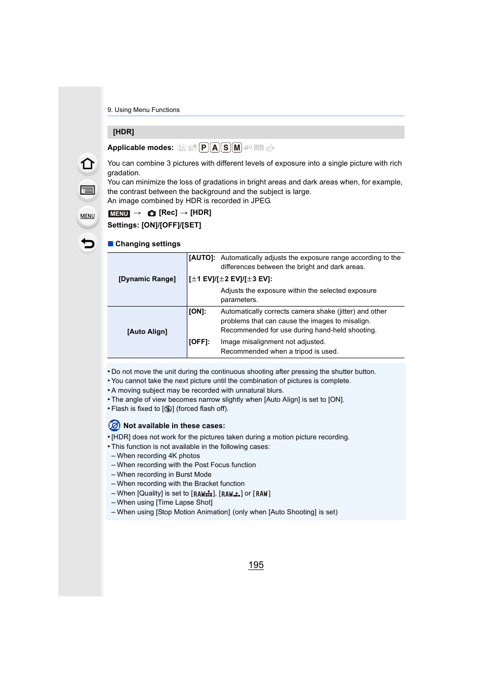P195, P195) | Panasonic Lumix DMC-G85M User Manual | Page 195 / 338