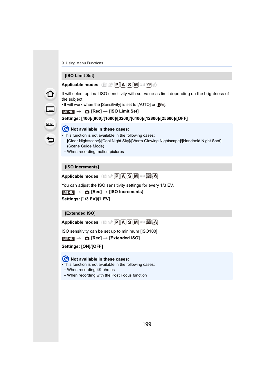 P199) | Panasonic Lumix DMC-G85M User Manual | Page 199 / 338