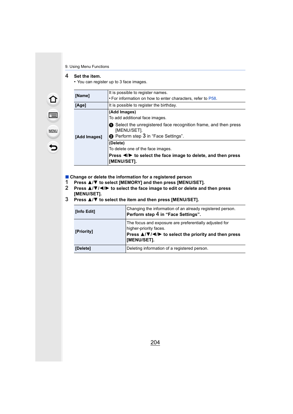 Panasonic Lumix DMC-G85M User Manual | Page 204 / 338