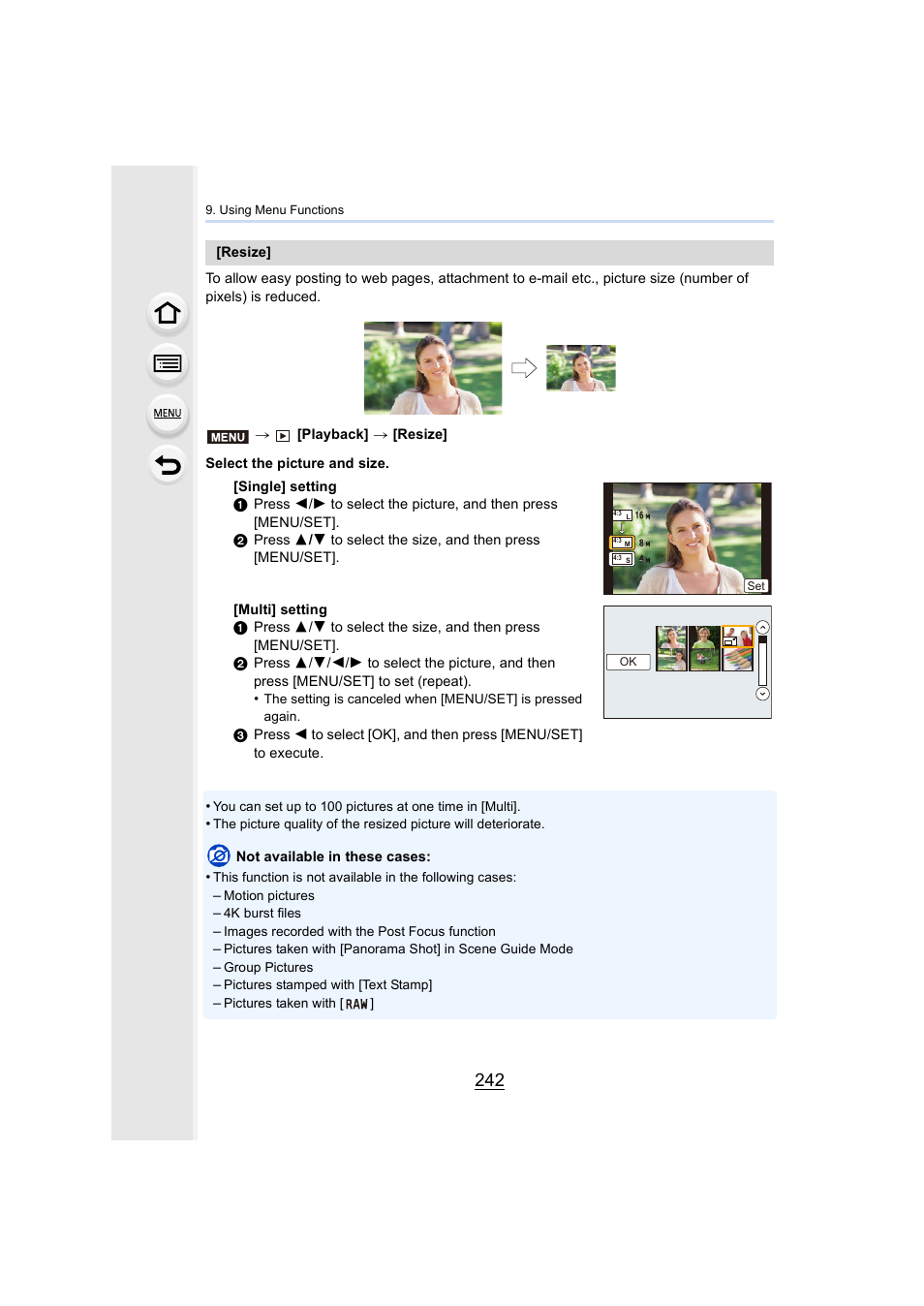 P242, P242) | Panasonic Lumix DMC-G85M User Manual | Page 242 / 338