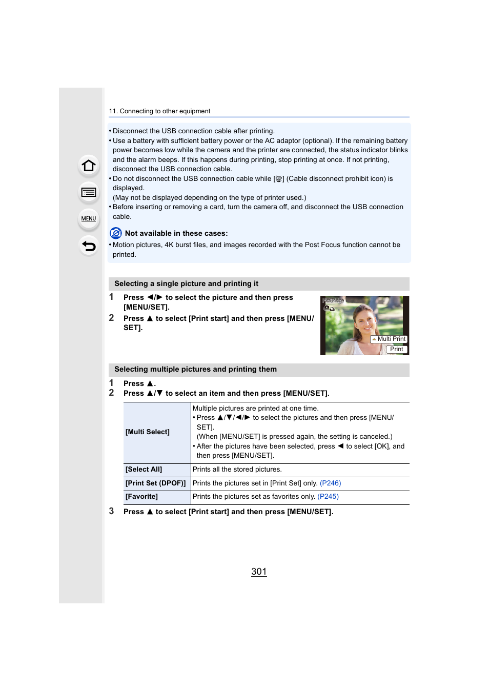 P301) | Panasonic Lumix DMC-G85M User Manual | Page 301 / 338