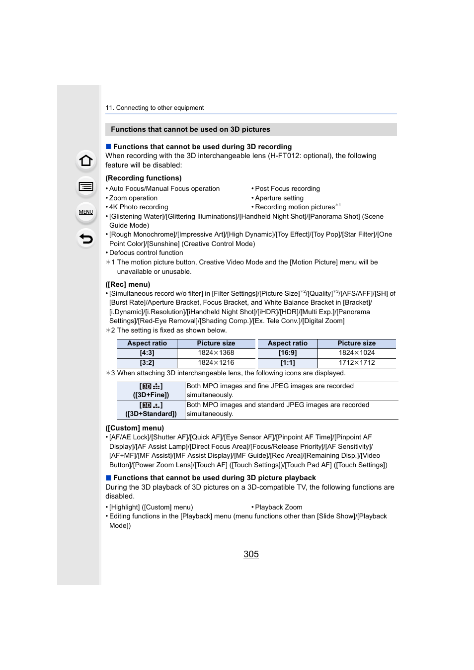 Panasonic Lumix DMC-G85M User Manual | Page 305 / 338