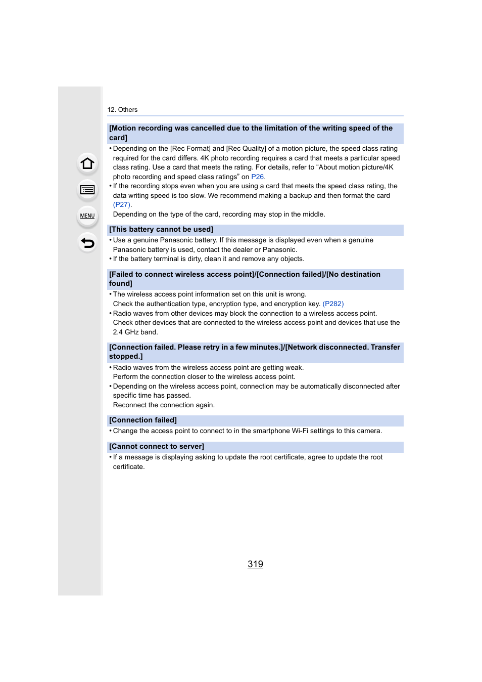 Panasonic Lumix DMC-G85M User Manual | Page 319 / 338