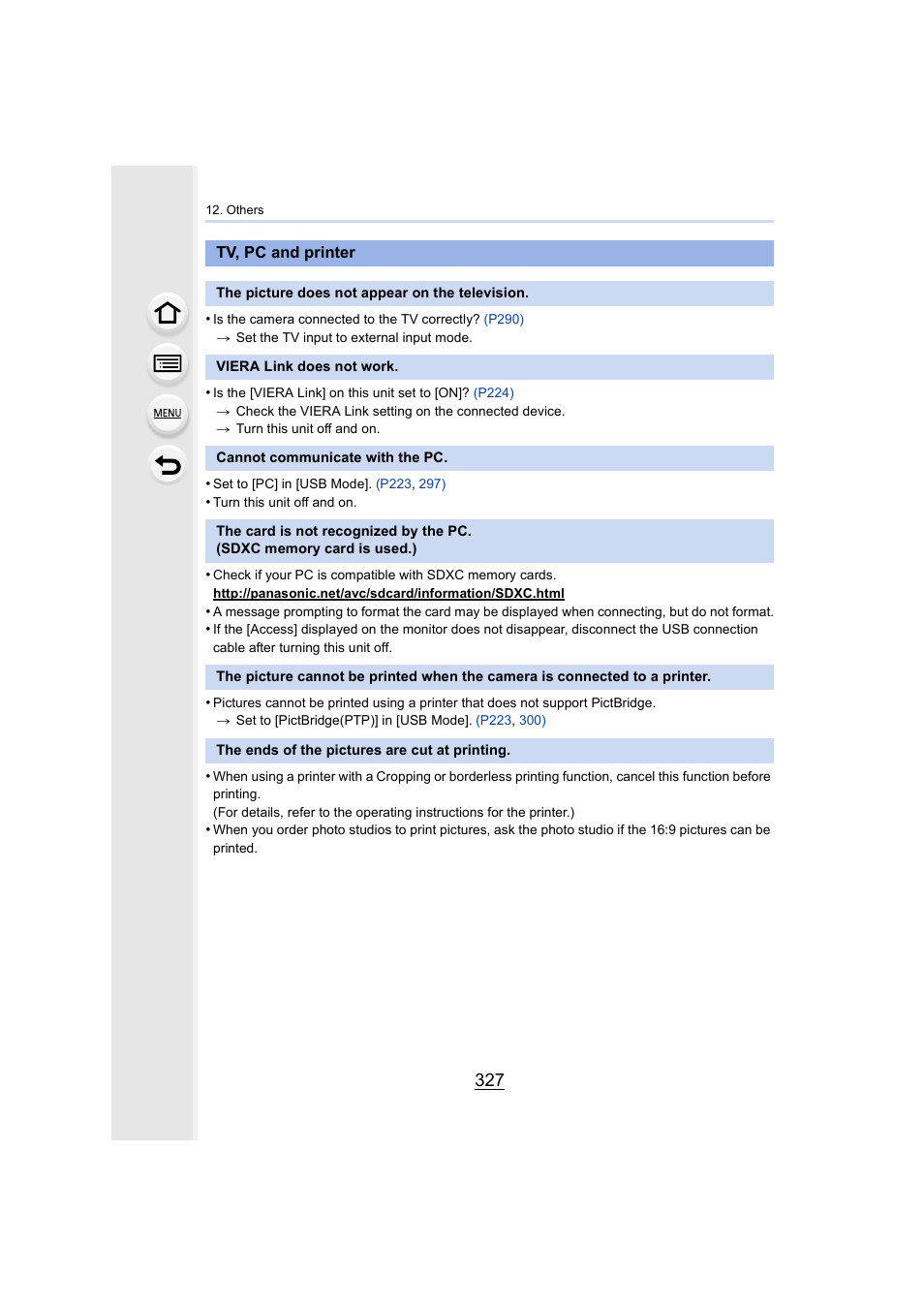 P327 | Panasonic Lumix DMC-G85M User Manual | Page 327 / 338