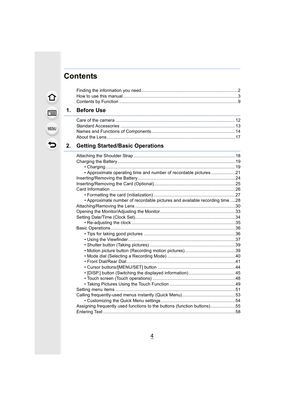 Panasonic Lumix DMC-G85M User Manual | Page 4 / 338