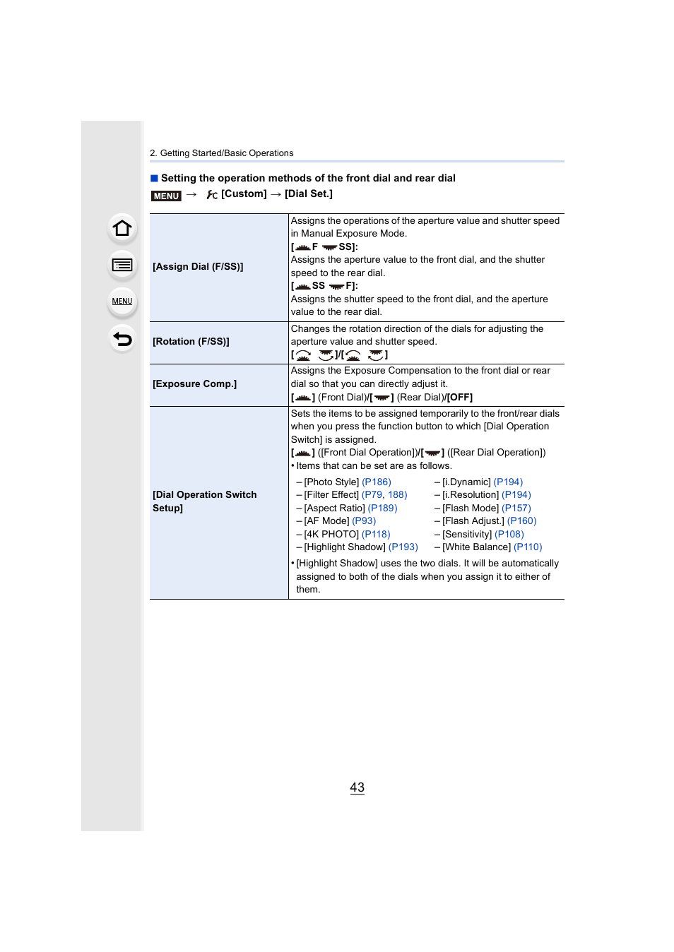P43) | Panasonic Lumix DMC-G85M User Manual | Page 43 / 338