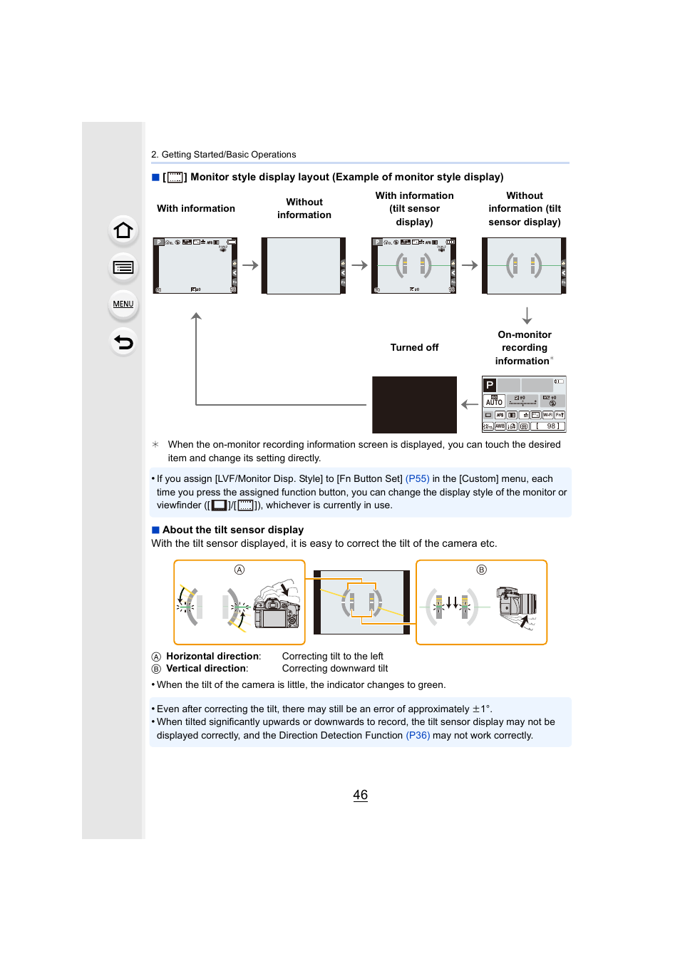 P46) | Panasonic Lumix DMC-G85M User Manual | Page 46 / 338