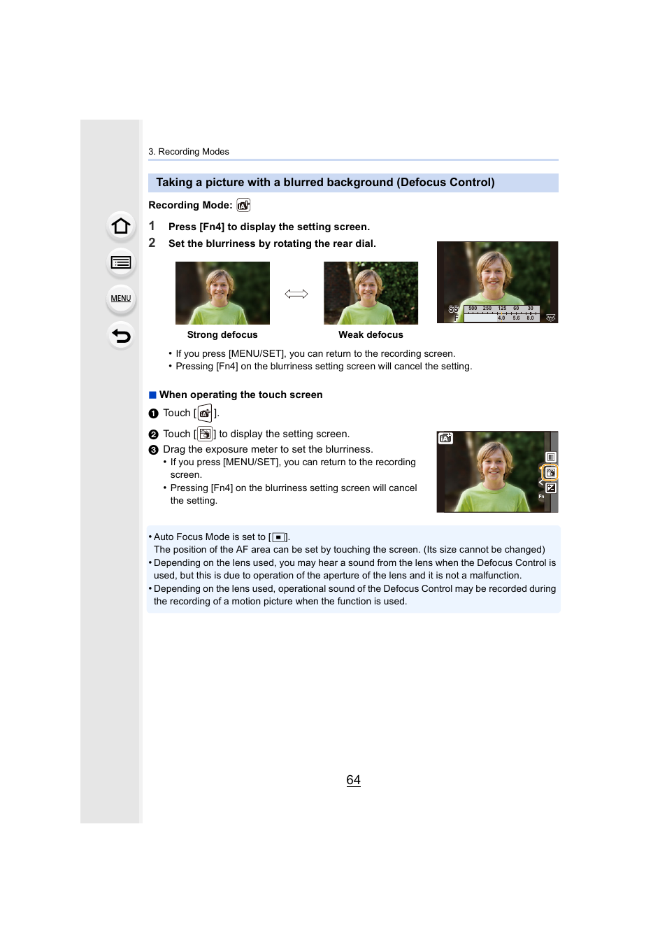 Panasonic Lumix DMC-G85M User Manual | Page 64 / 338