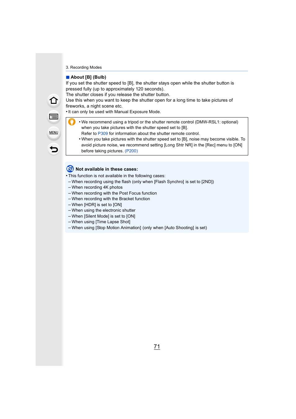 Panasonic Lumix DMC-G85M User Manual | Page 71 / 338