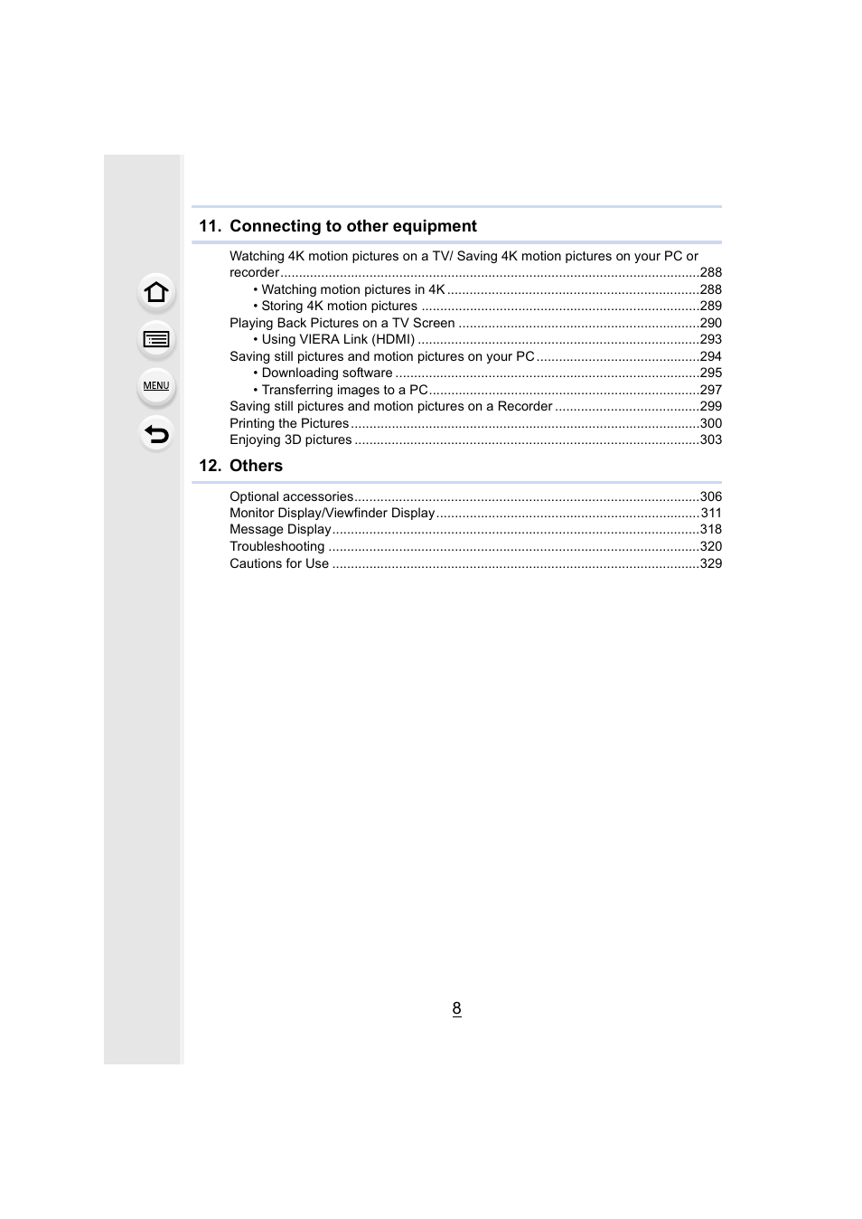 Panasonic Lumix DMC-G85M User Manual | Page 8 / 338