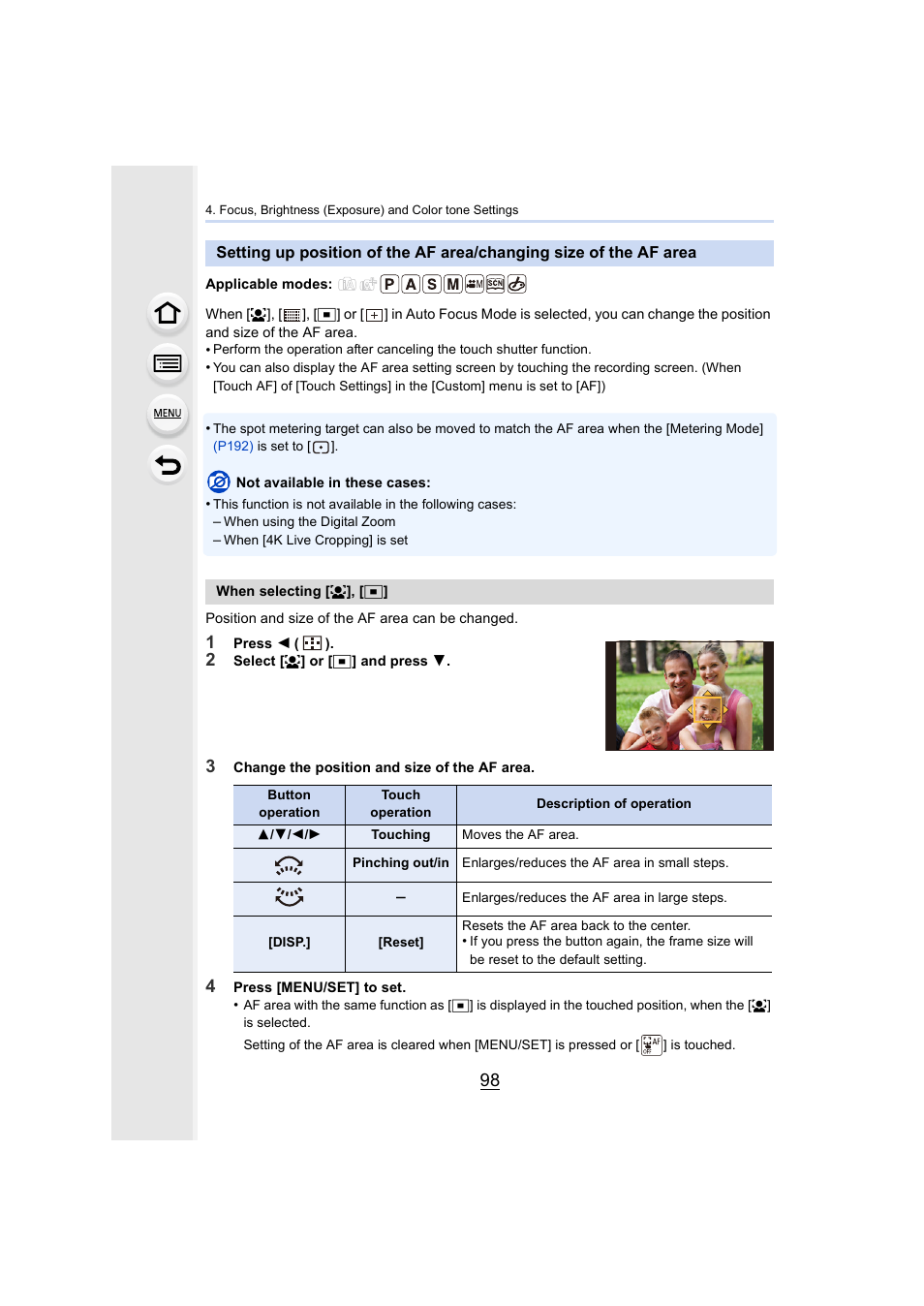 P98) | Panasonic Lumix DMC-G85M User Manual | Page 98 / 338