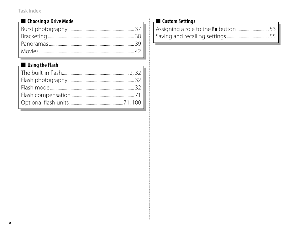 FujiFilm X100 User Manual | Page 10 / 140