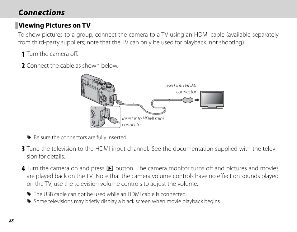 Connections | FujiFilm X100 User Manual | Page 104 / 140