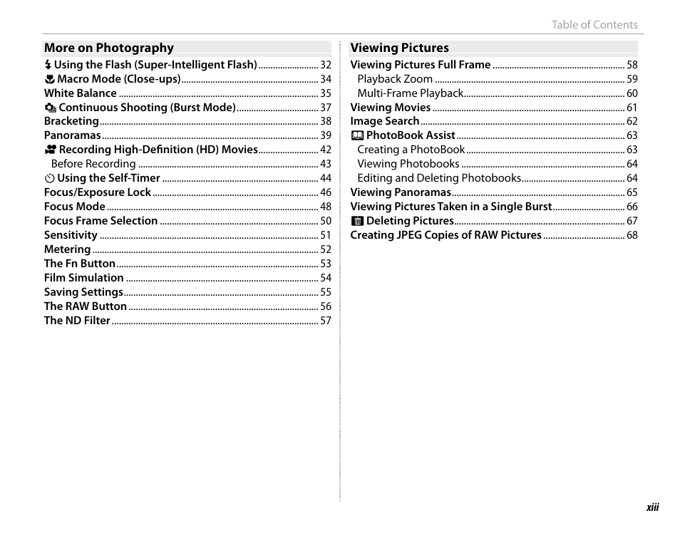 FujiFilm X100 User Manual | Page 13 / 140