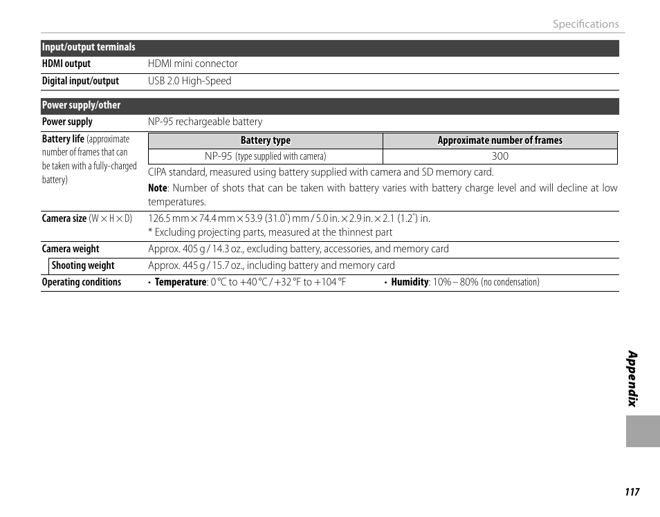 FujiFilm X100 User Manual | Page 133 / 140