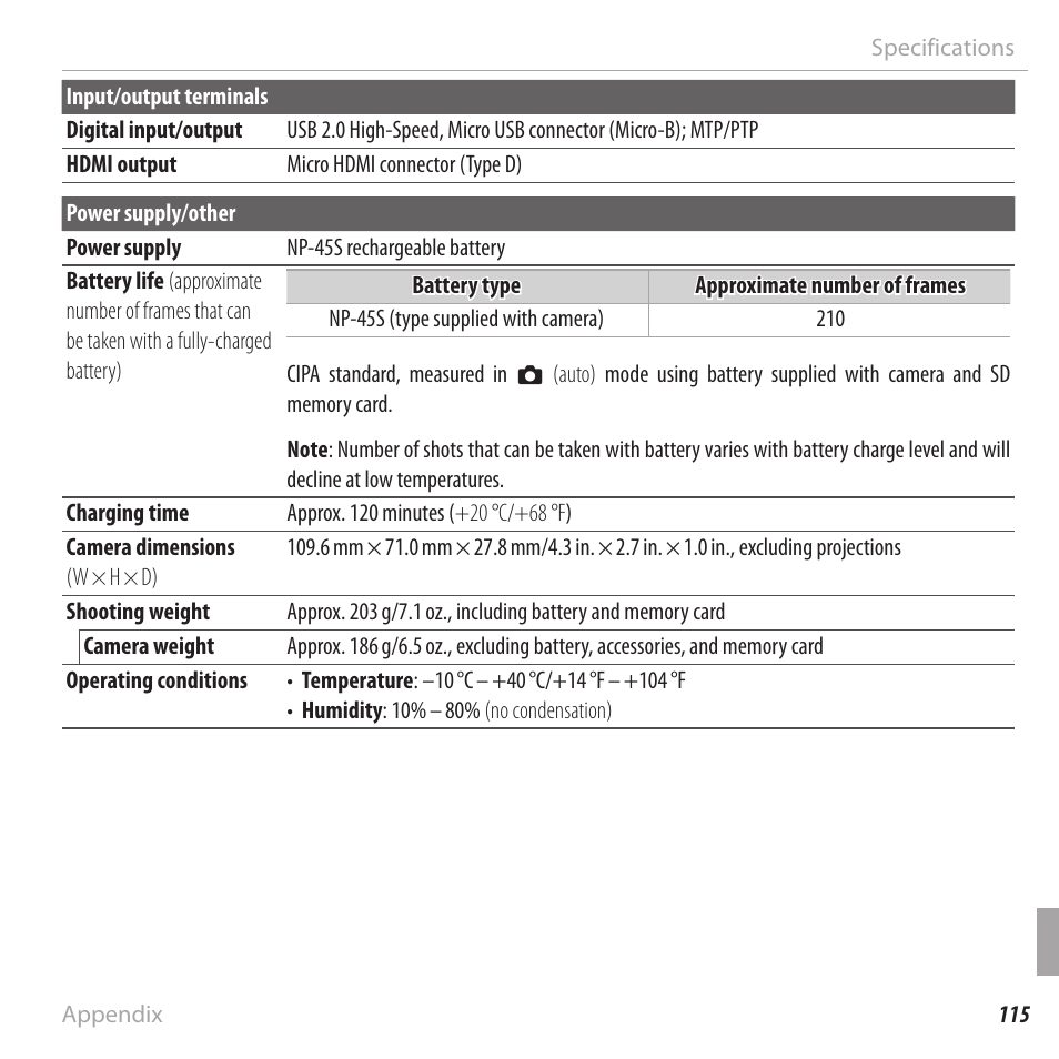 FujiFilm FinePix XP120 User Manual | Page 133 / 138