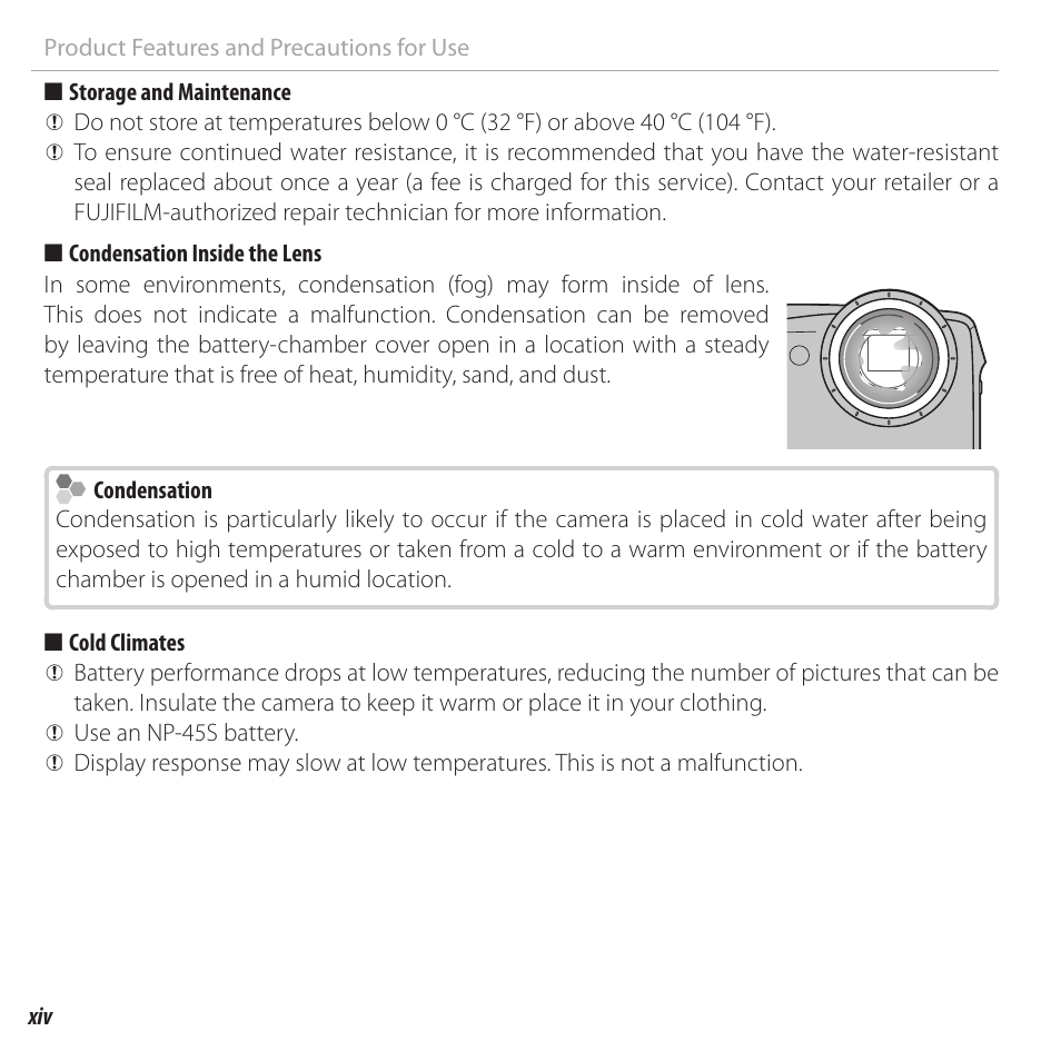 FujiFilm FinePix XP120 User Manual | Page 14 / 138