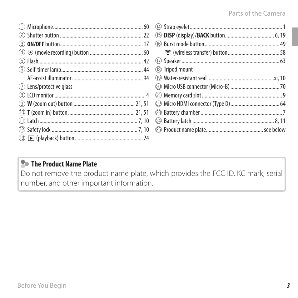 FujiFilm FinePix XP120 User Manual | Page 21 / 138
