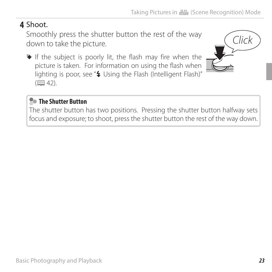 Click | FujiFilm FinePix XP120 User Manual | Page 41 / 138