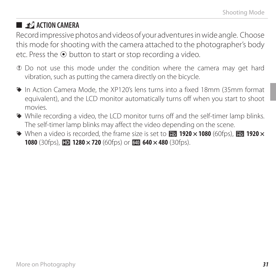 FujiFilm FinePix XP120 User Manual | Page 49 / 138