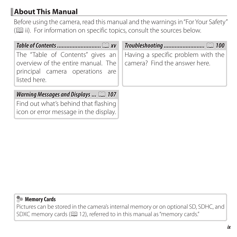FujiFilm FinePix XP120 User Manual | Page 9 / 138