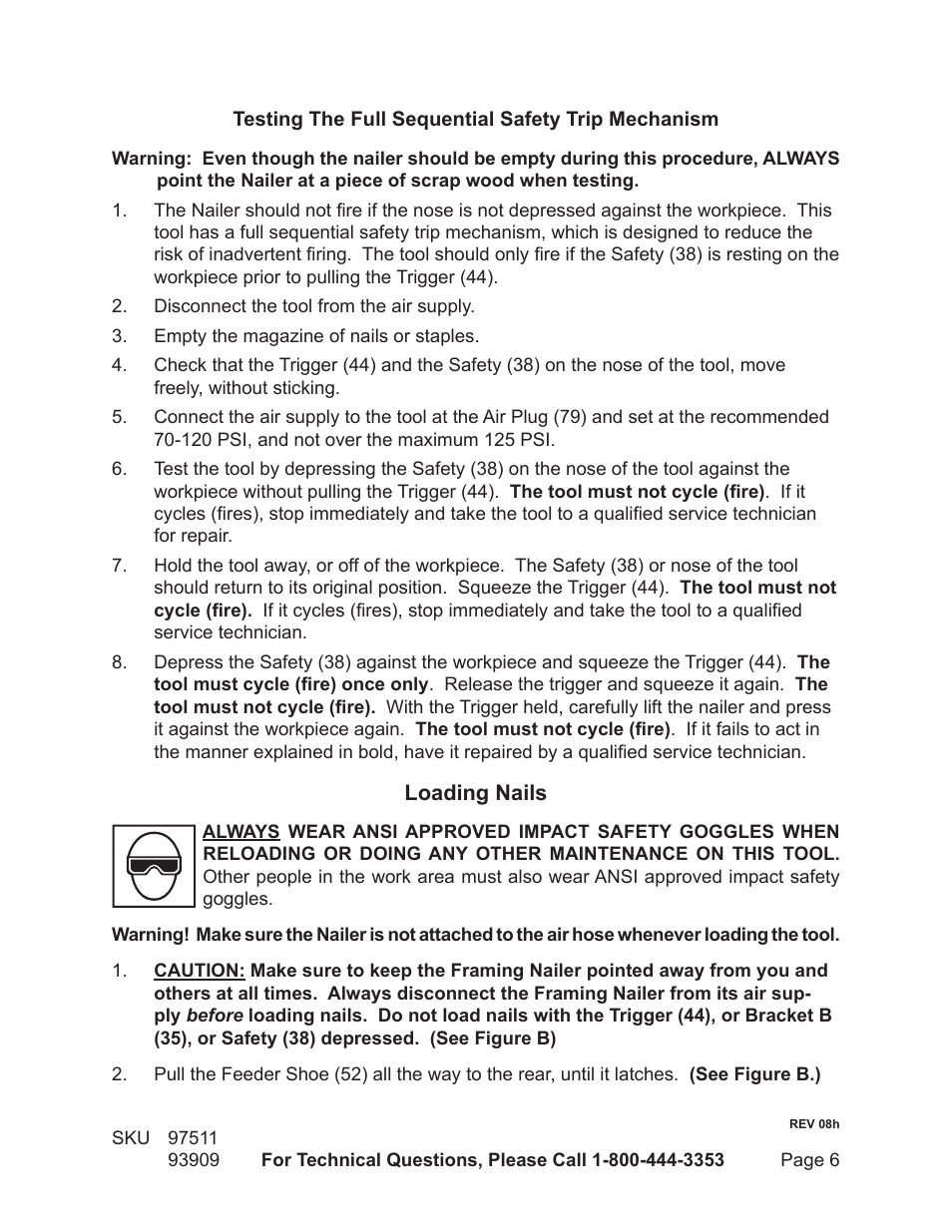 Harbor Freight Tools Model 97511 User Manual | Page 6 / 12