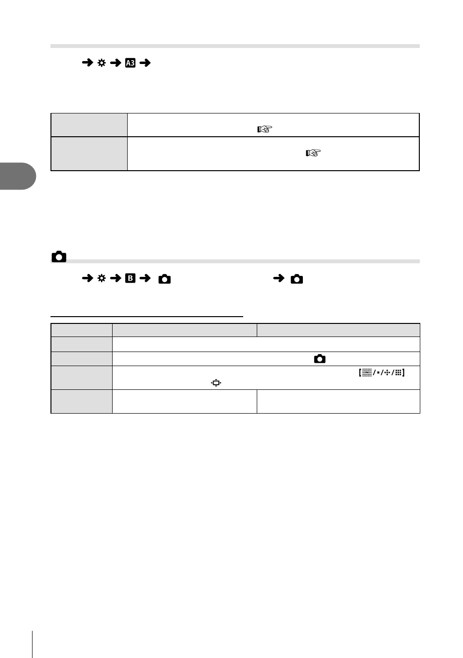 Menu functions (custom menus), Mf assist, K fn lever function | Olympus OM-D E-M1 Mark II User Manual | Page 124 / 196