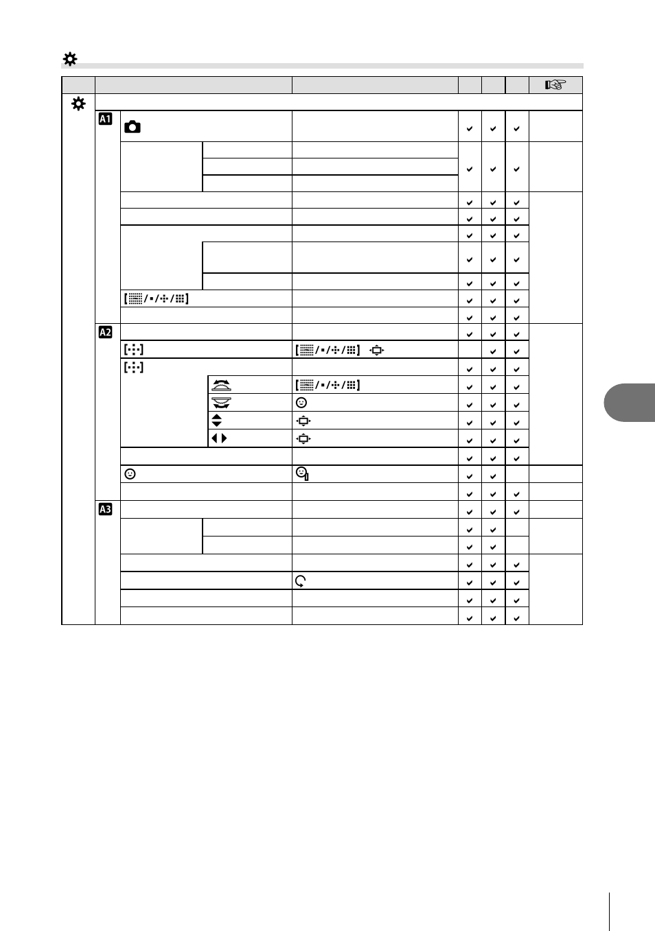 Information, G custom menu | Olympus OM-D E-M1 Mark II User Manual | Page 169 / 196