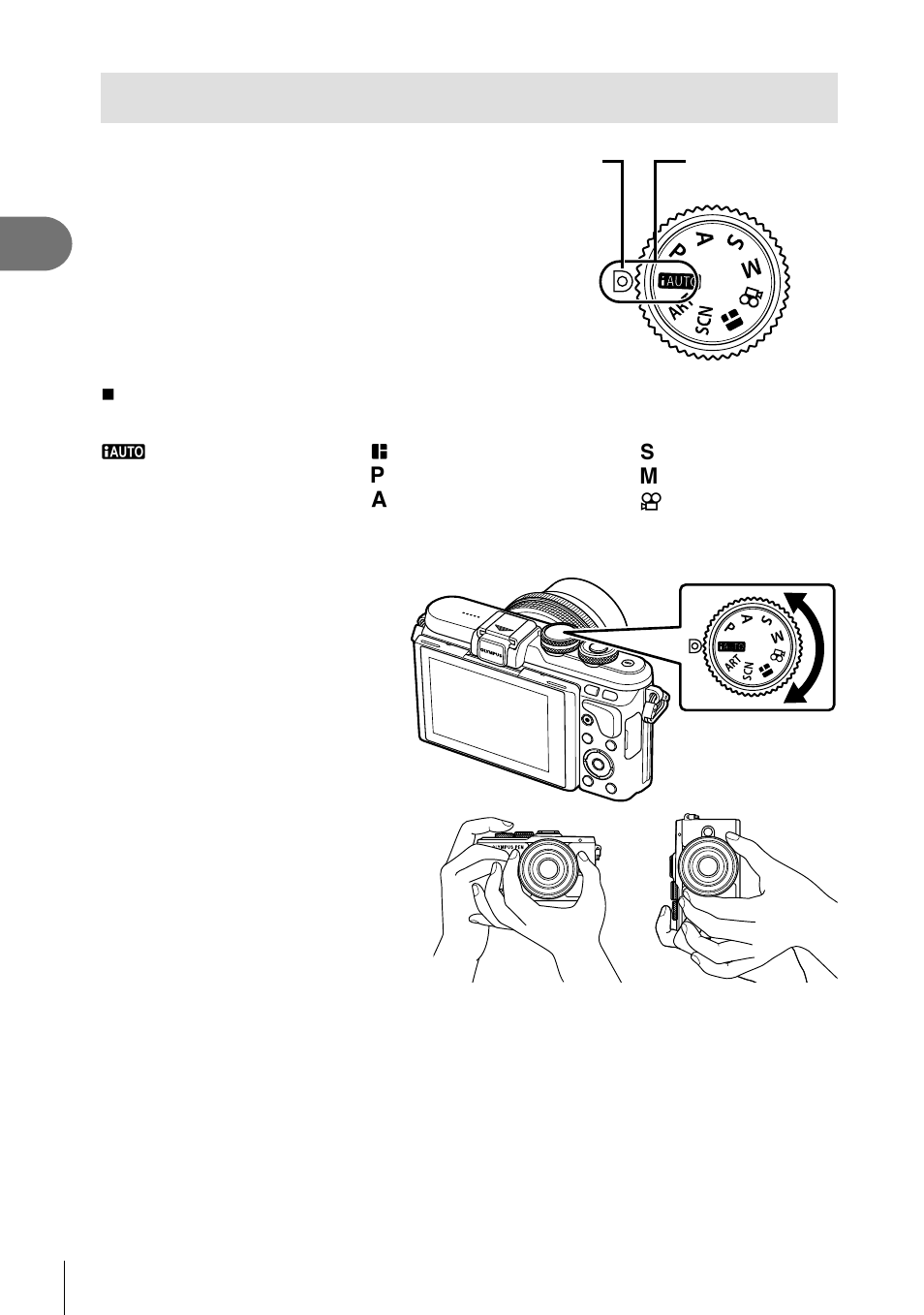 Shooting still pictures | Olympus PEN E-PL8 User Manual | Page 20 / 162