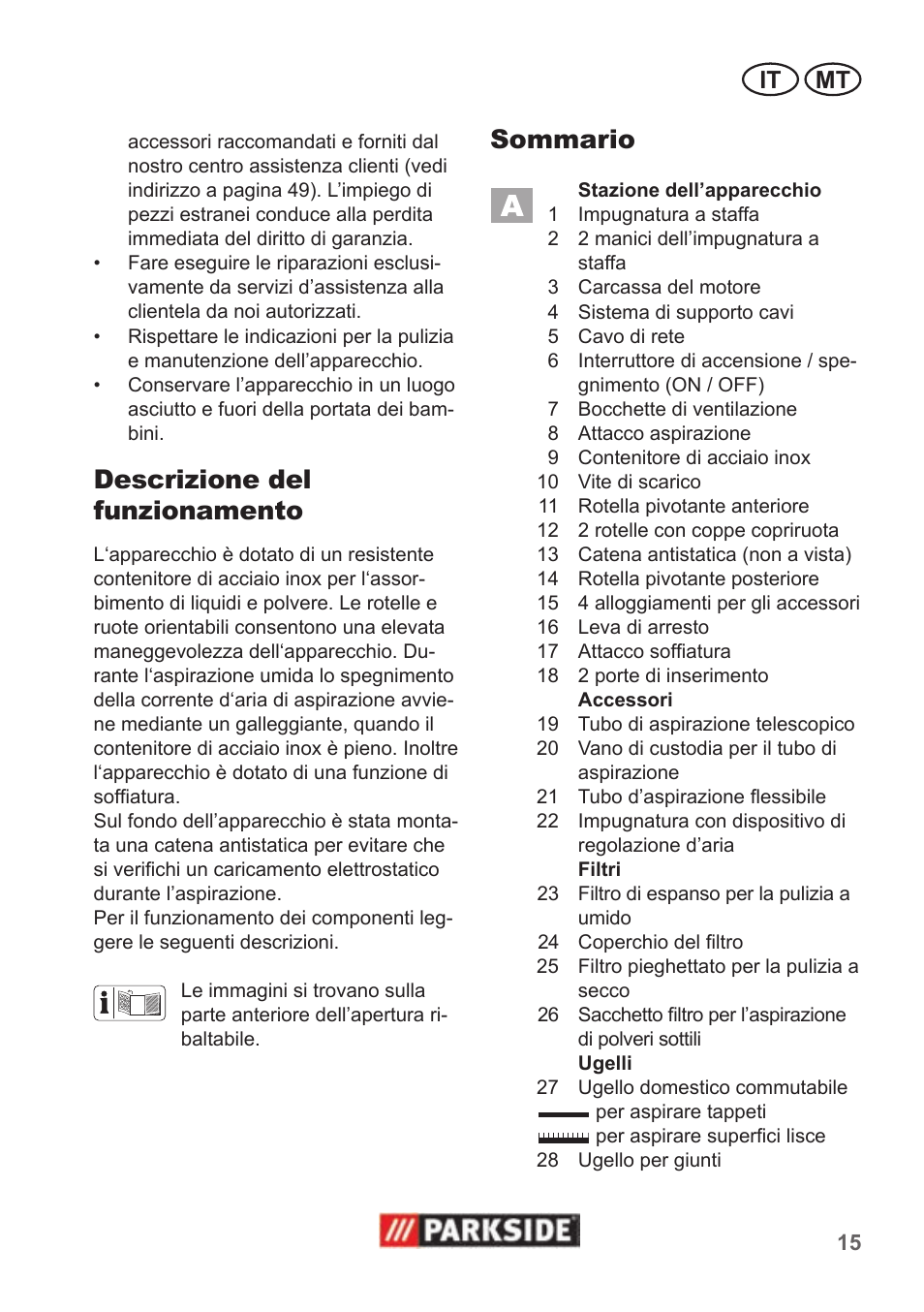 Parkside PNTS 1400 B1 User Manual | Page 15 / 50