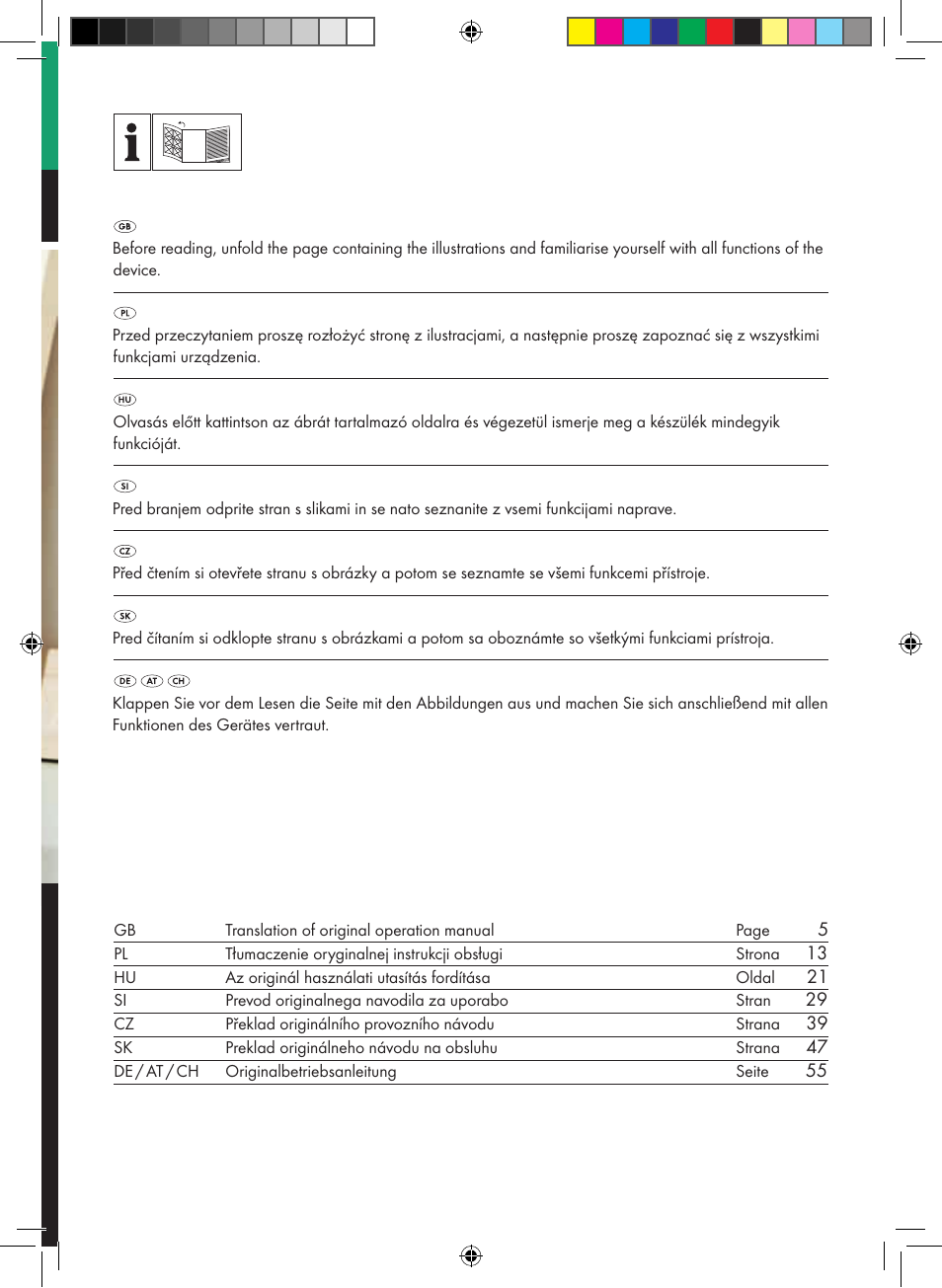 Parkside PNTS 1400 B1 User Manual | Page 2 / 66