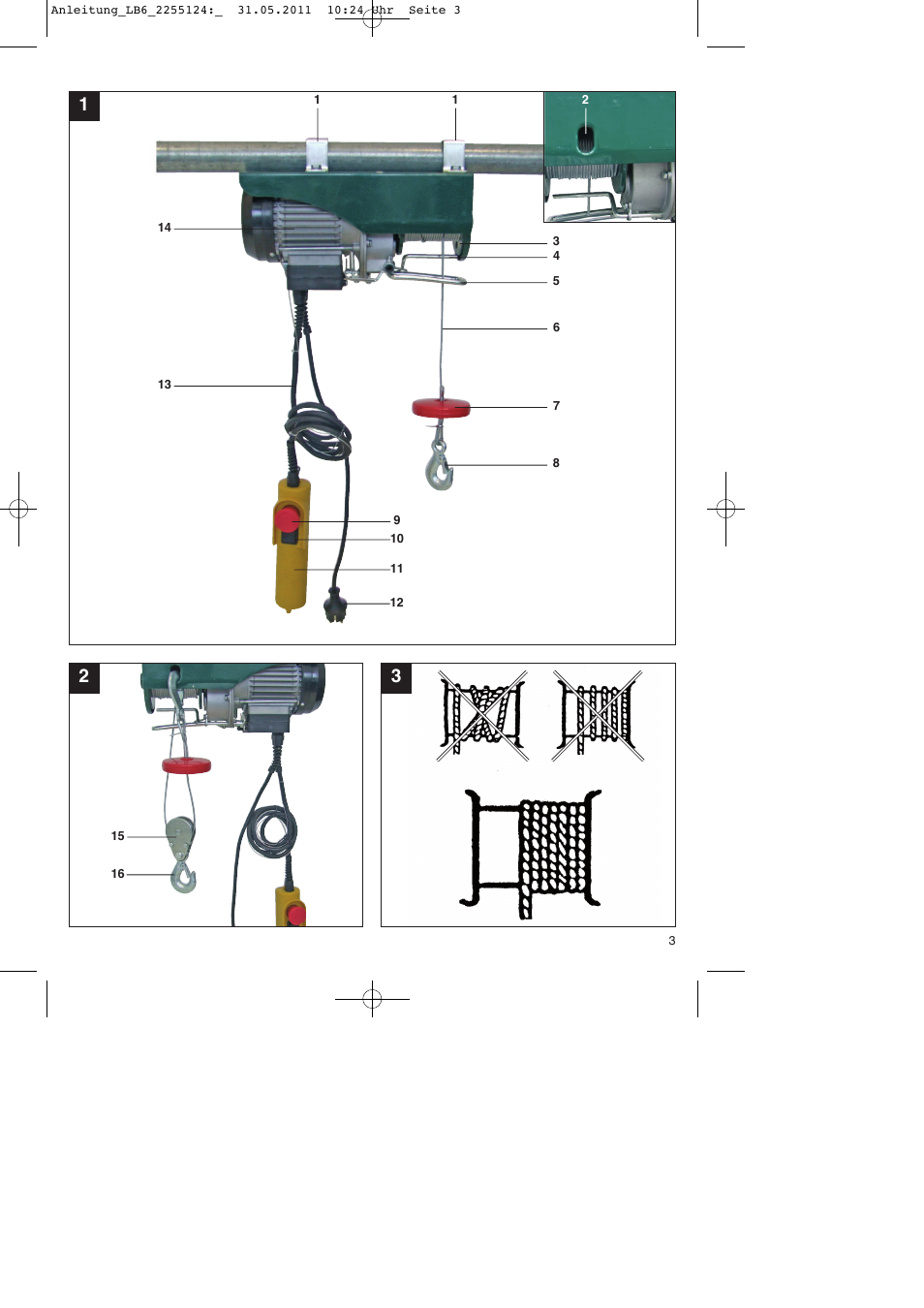 Parkside PSZ 250 A2 User Manual | Page 3 / 16