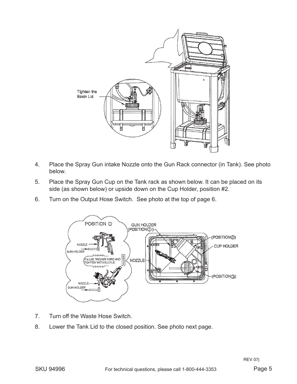 Harbor Freight Tools Model 94996 User Manual | Page 5 / 10