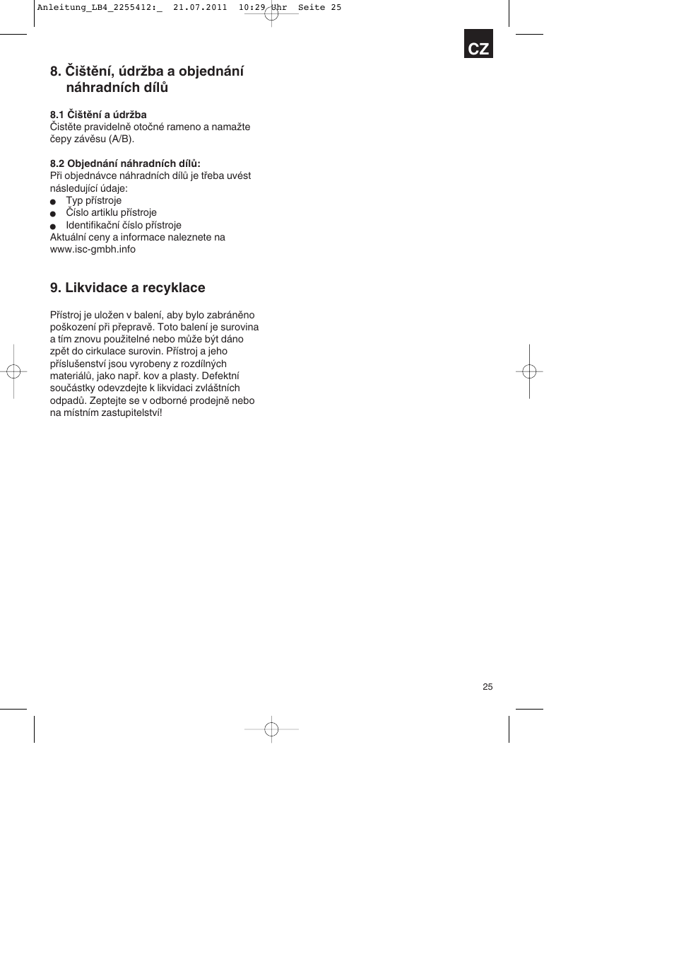 Parkside PSZ 250 A2 User Manual | Page 25 / 44