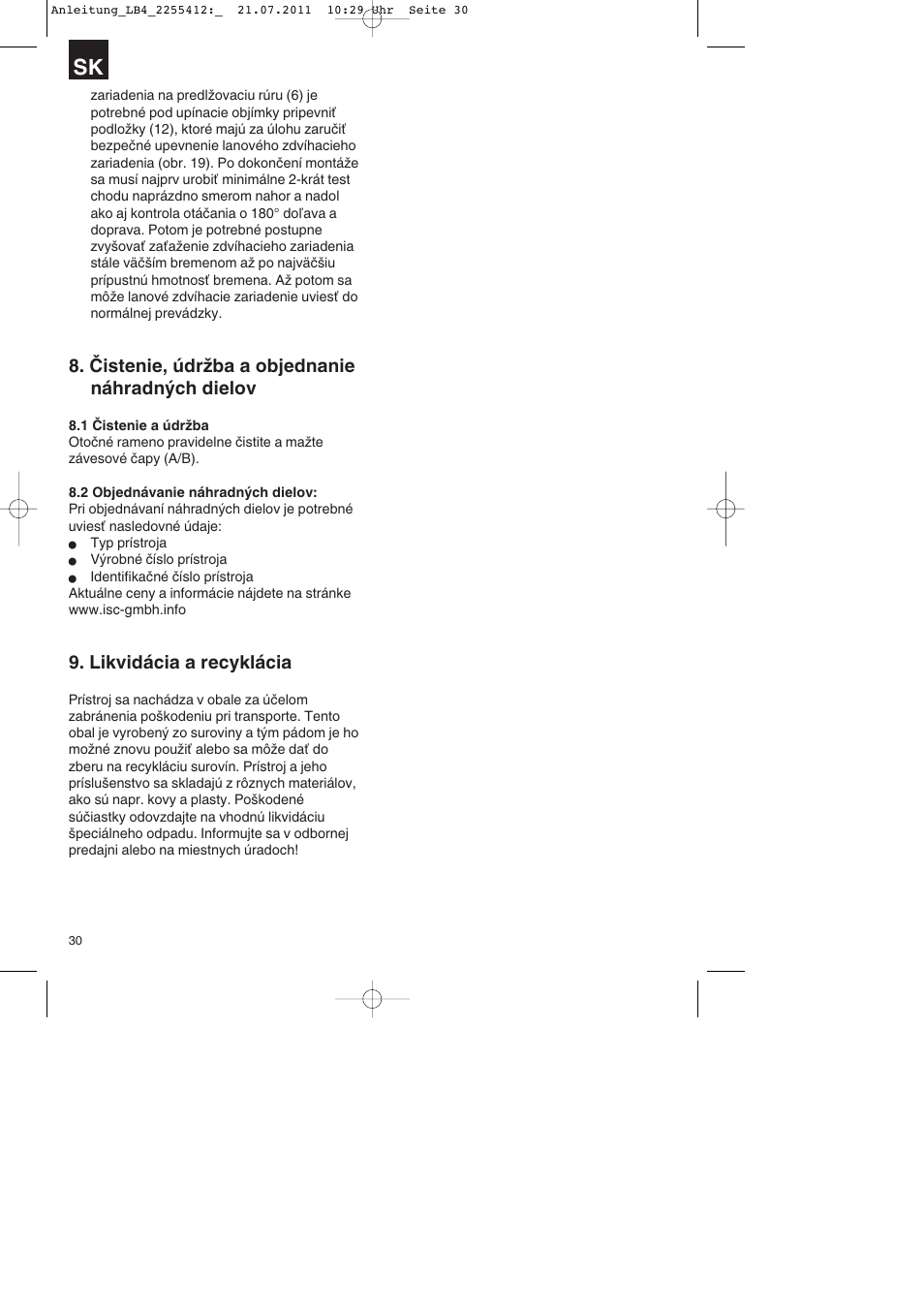 Parkside PSZ 250 A2 User Manual | Page 30 / 44
