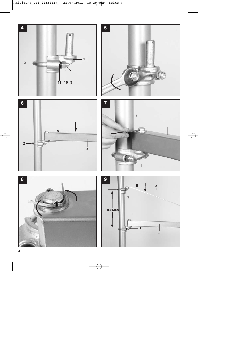 Parkside PSZ 250 A2 User Manual | Page 4 / 44