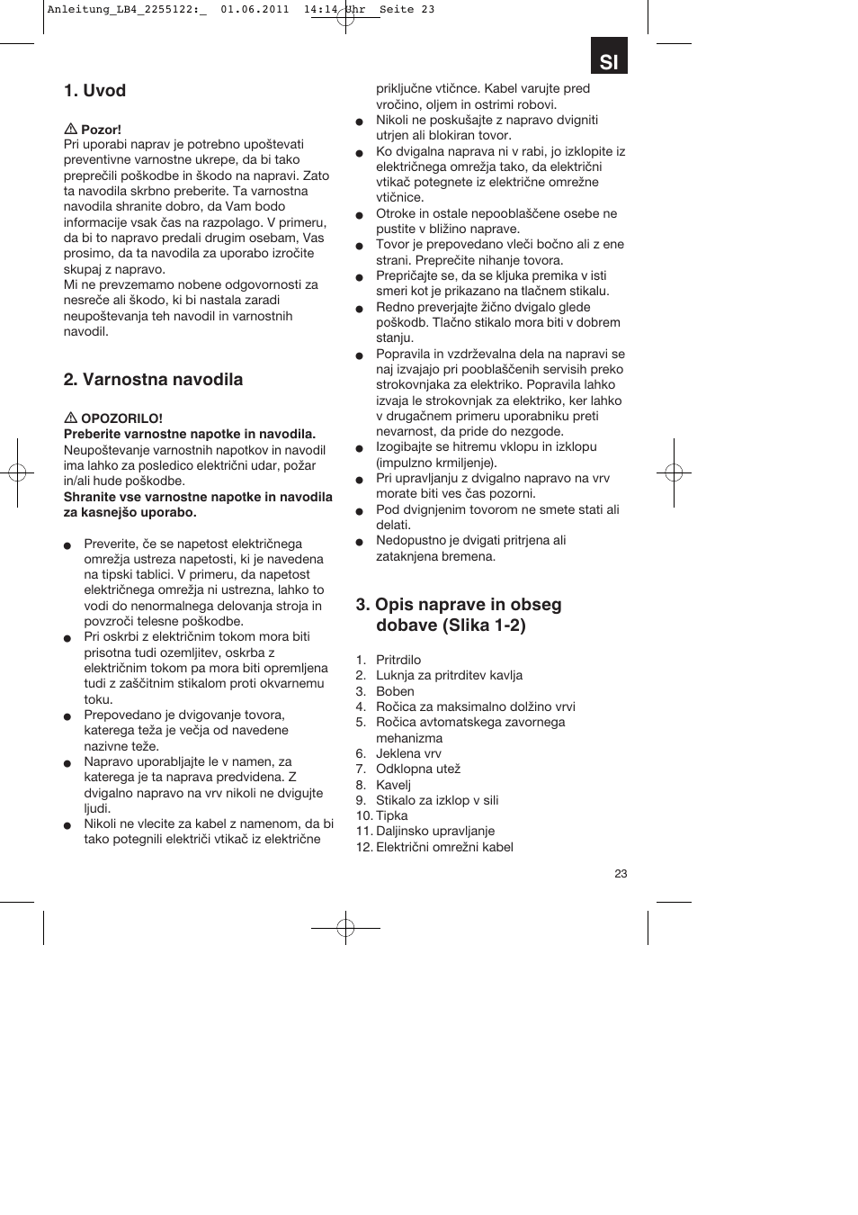 Parkside PSZ 250 A2 User Manual | Page 23 / 64