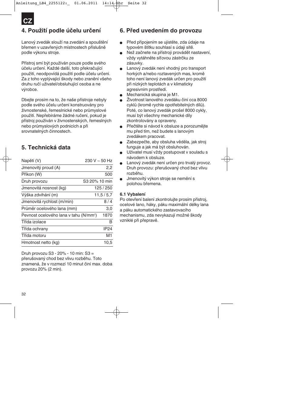 Použití podle účelu určení, Technická data, Před uvedením do provozu | Parkside PSZ 250 A2 User Manual | Page 32 / 64