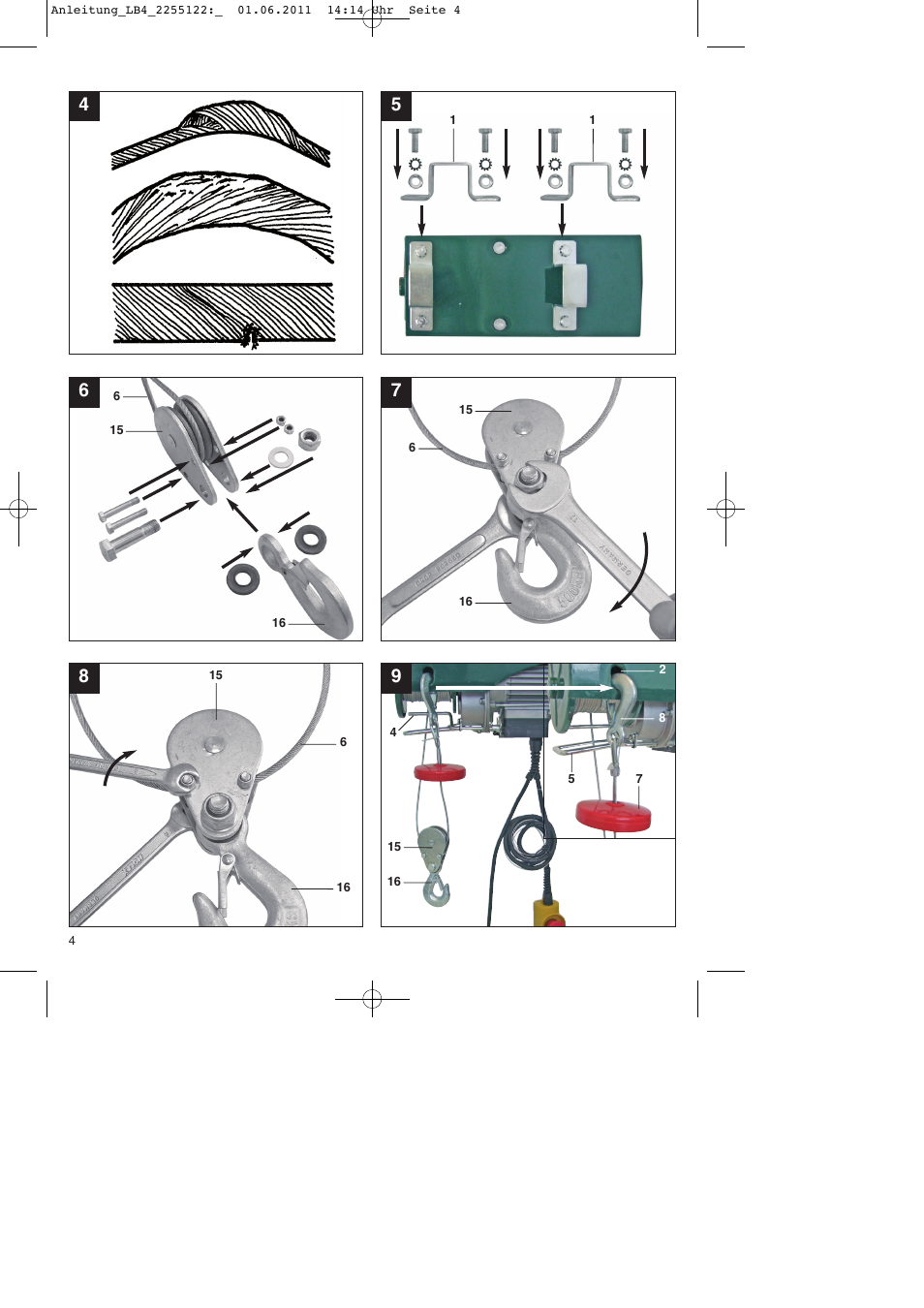 Parkside PSZ 250 A2 User Manual | Page 4 / 64