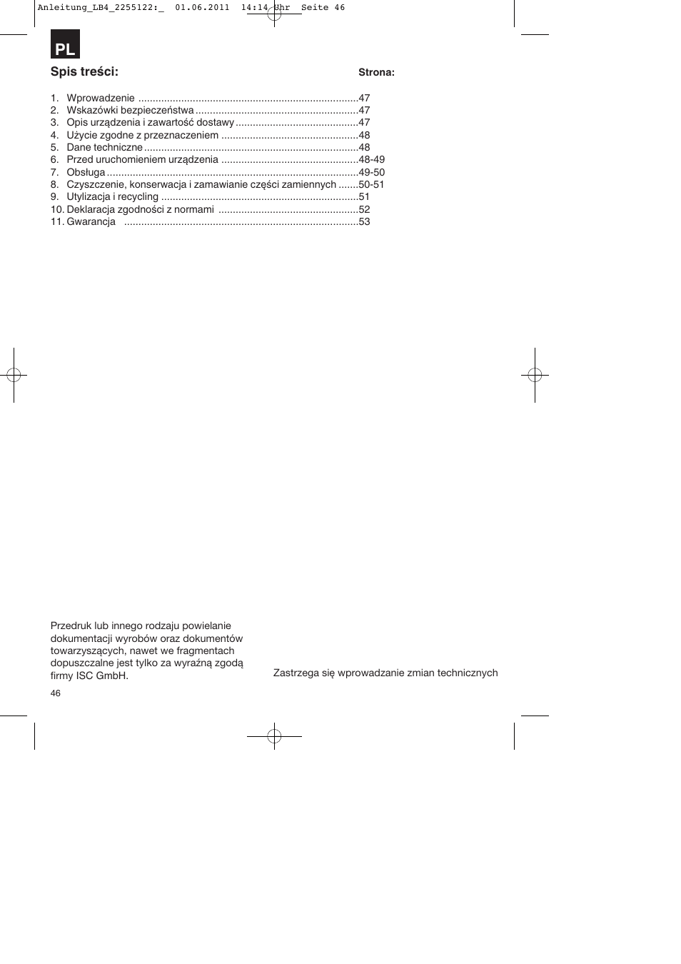Parkside PSZ 250 A2 User Manual | Page 46 / 64